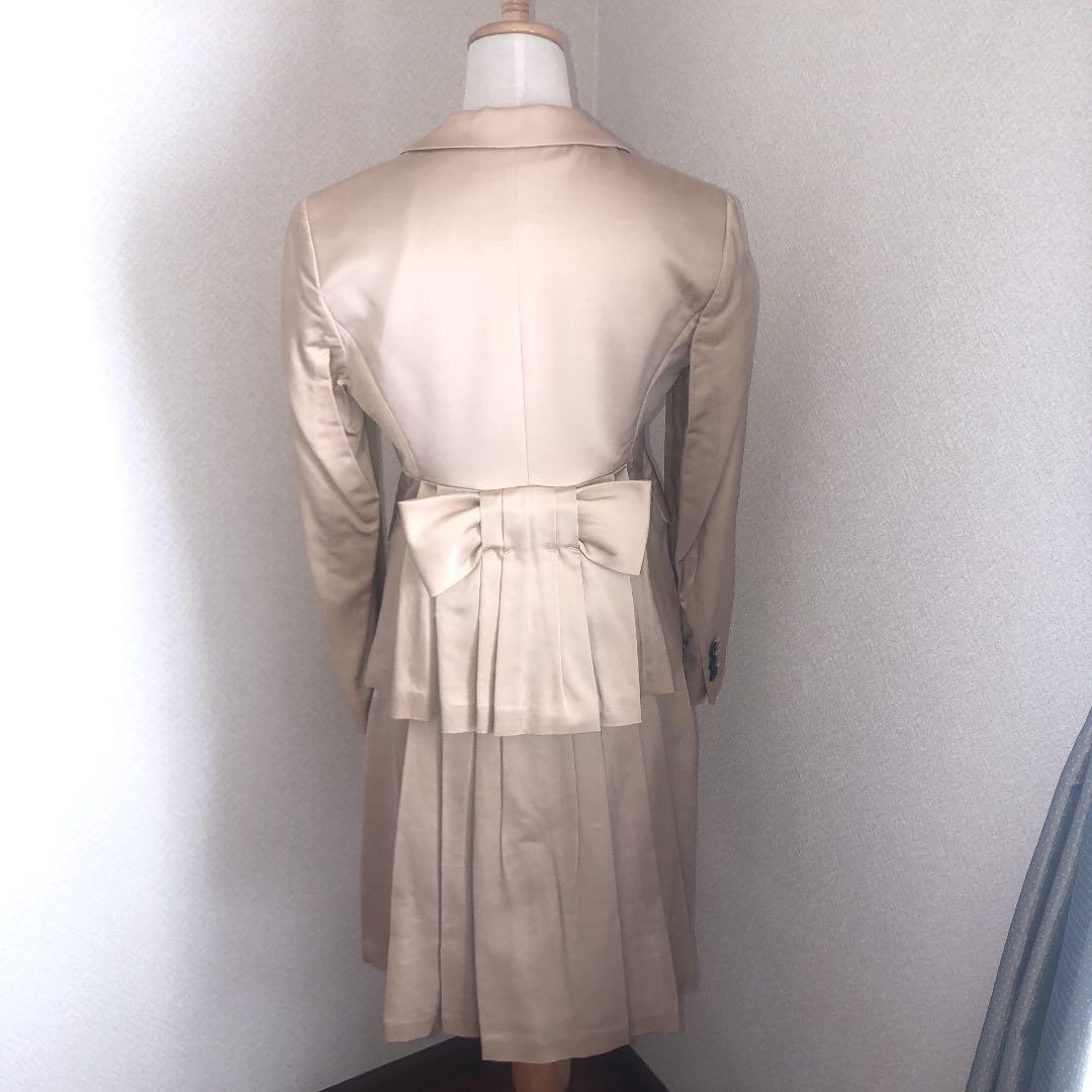 レッドヴァレンティノ　シルク混　大人可愛いセットアップスーツ