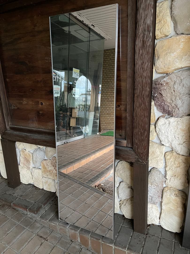 brisafe 割れない鏡 ドアフック付き壁掛けミラー50x160cm 219番