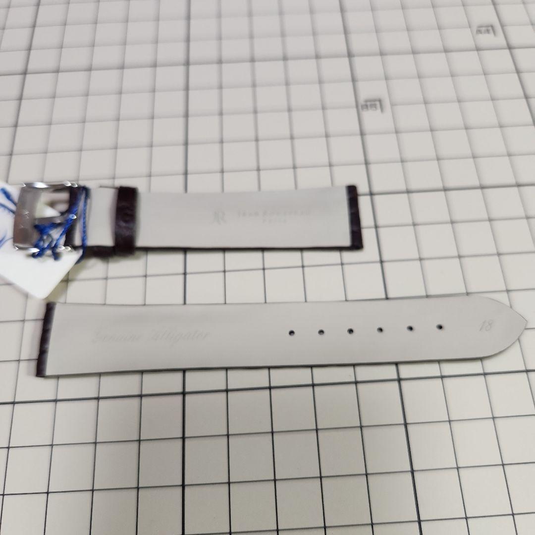 (新品未使用 大特価)ジャンルソー 既製品時計ベルト ブラウン 18mm ②