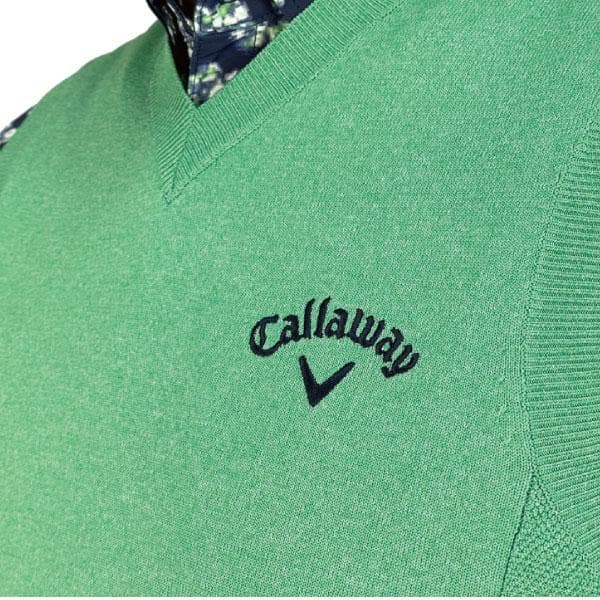 キャロウェイC23119100メンズベスト　グリーン 　LLサイズ