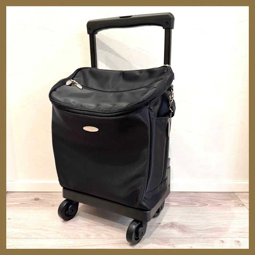 美品 スワニー SWANY キャリーケース ブラック 4輪タイプ
