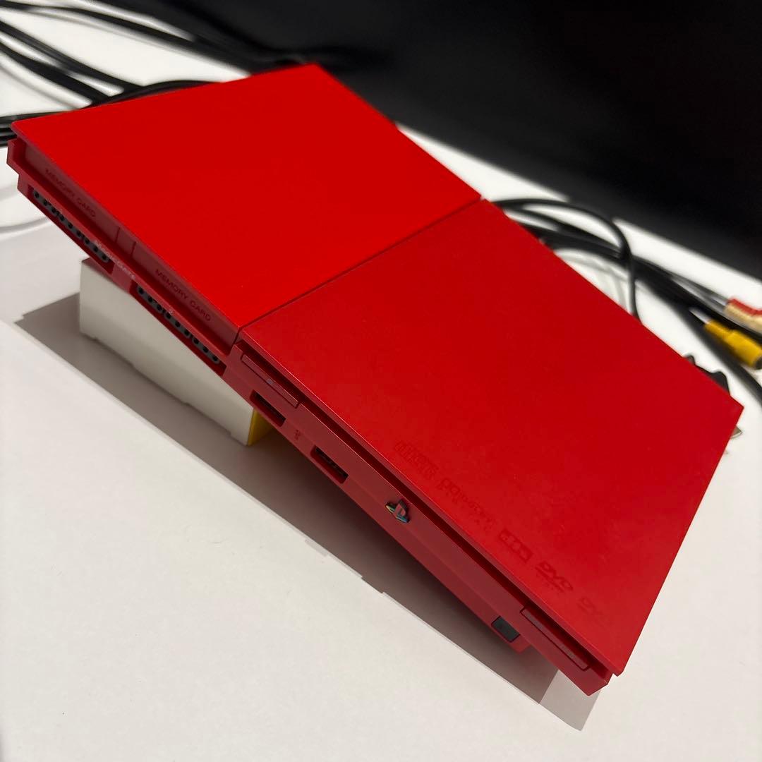 PS2 本体　シナバーレッド　SCPH90000 スーパーファミコン本体　セット