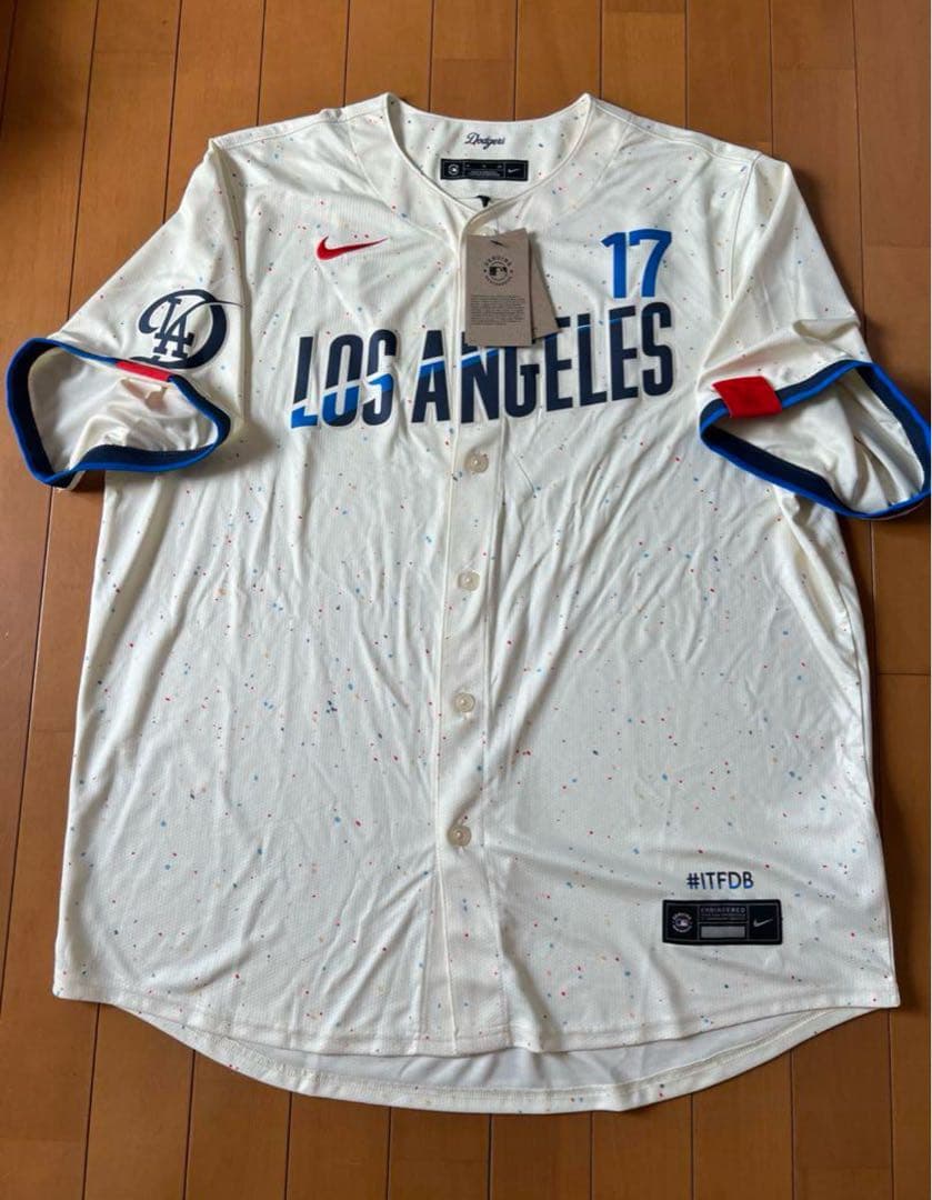 祝3年連続MVP！ ロサンゼルスドジャース大谷選手シティコネクトユニフォーム