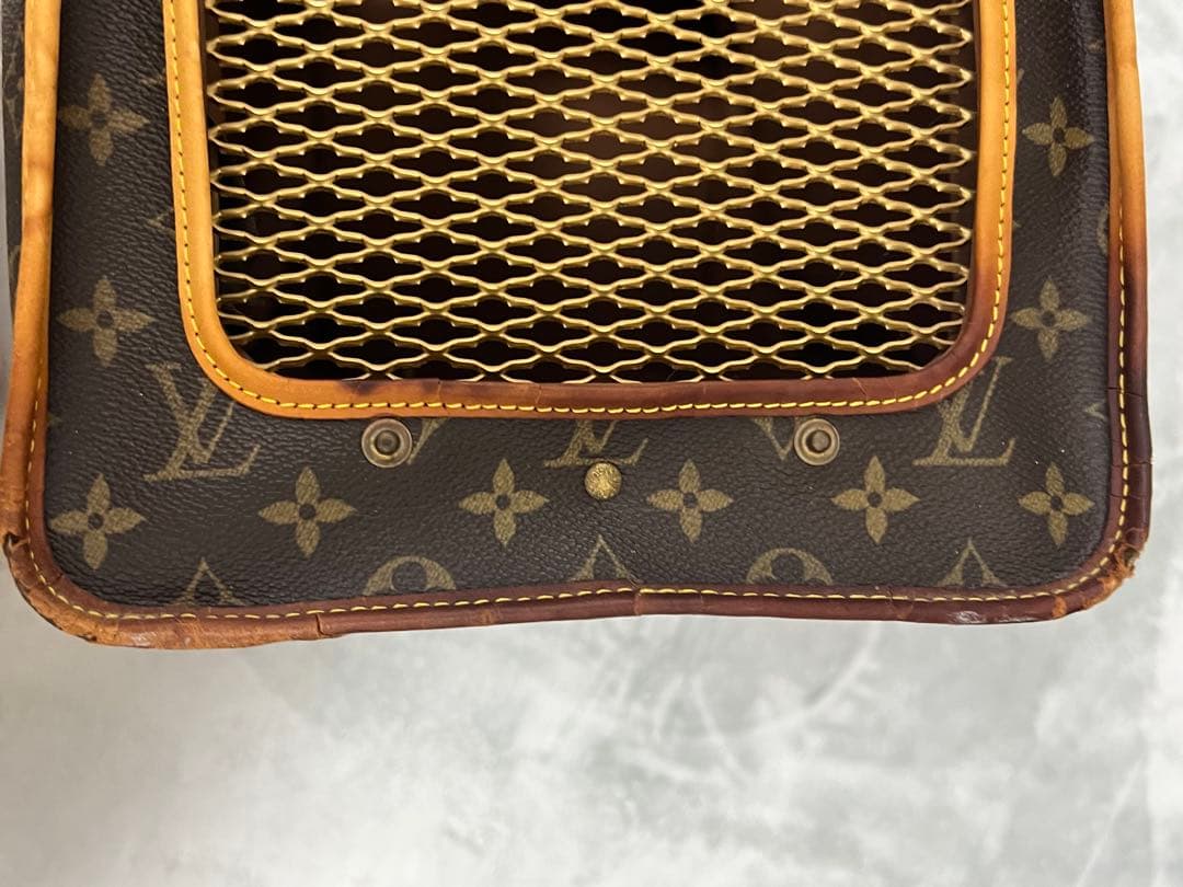 Louis Vuitton モノグラム　サックシャン50ペット用キャリーバッグ