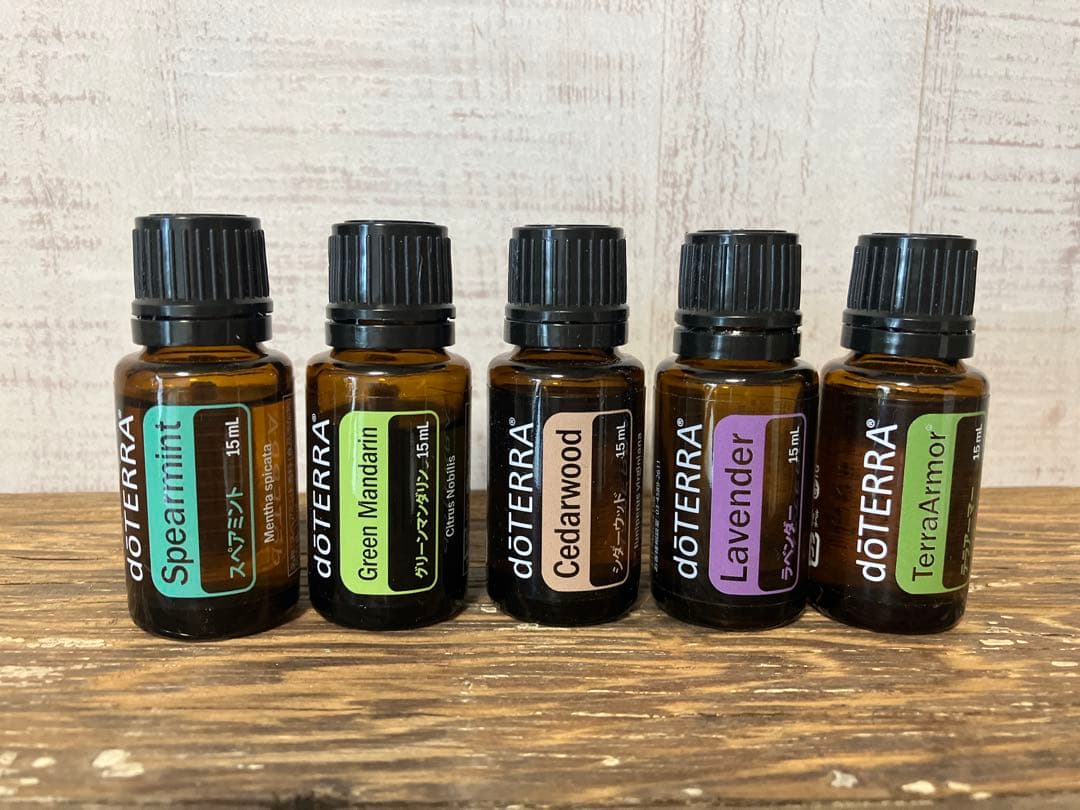 ♡くまぴ♡　ドテラエッセンシャルオイル　ボックスセット　ローズタッチ付