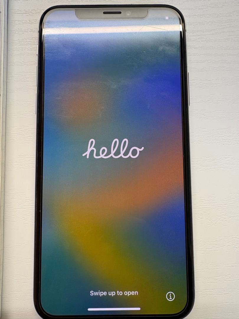 iPhoneX Silver 64GB DoCoMo SIMロック解除済み