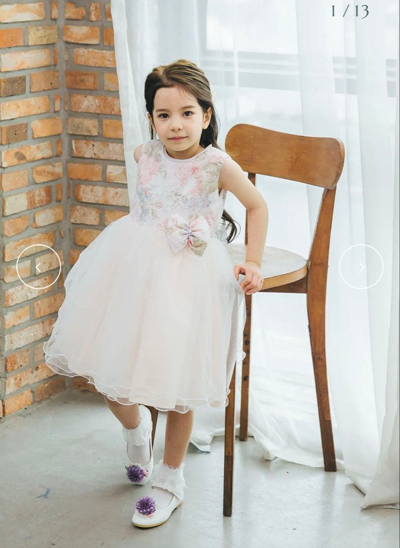 【超美品】【DRESCCO】130 発表会ドレス ピンク