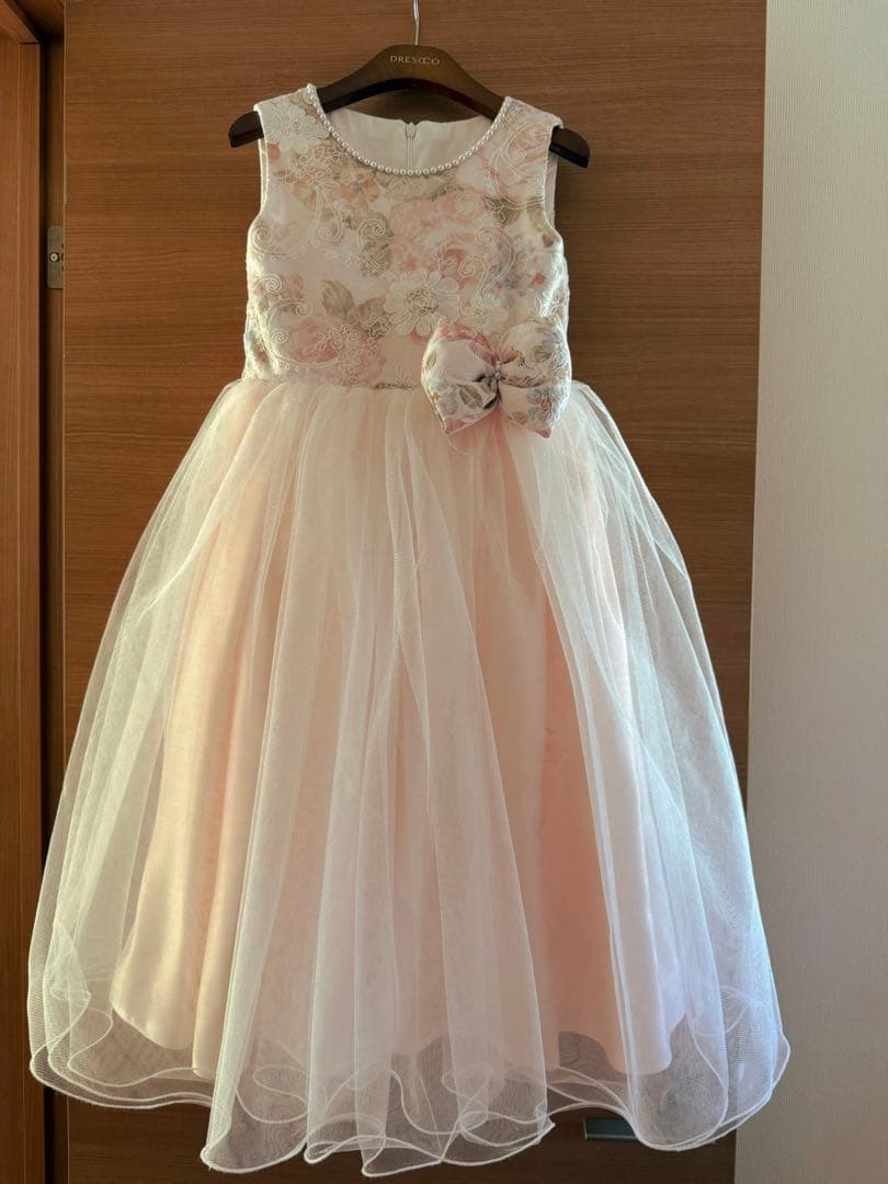 【超美品】【DRESCCO】130 発表会ドレス ピンク