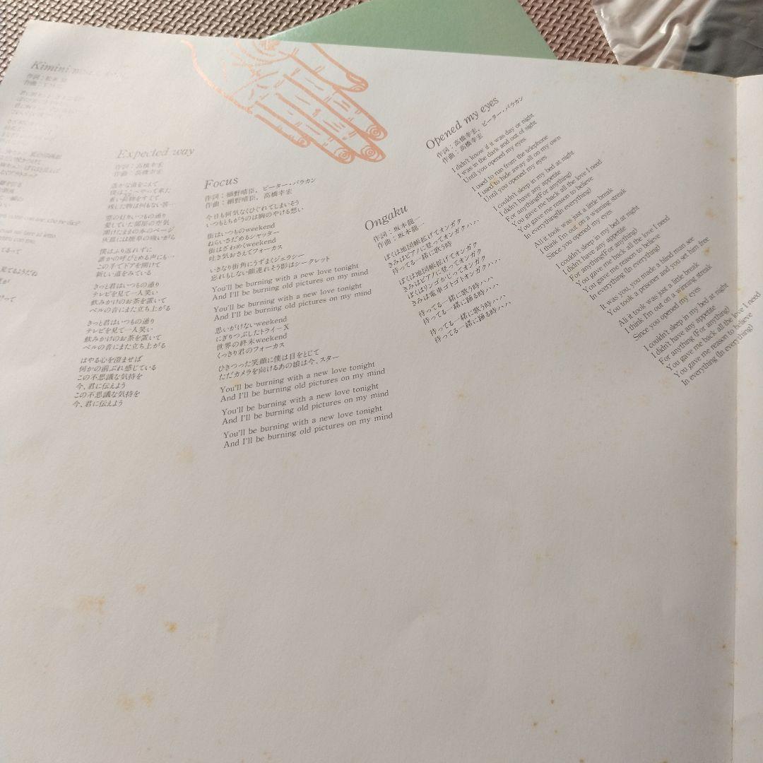 Y.M.O. 浮気なぼくら　ＬＰレコード