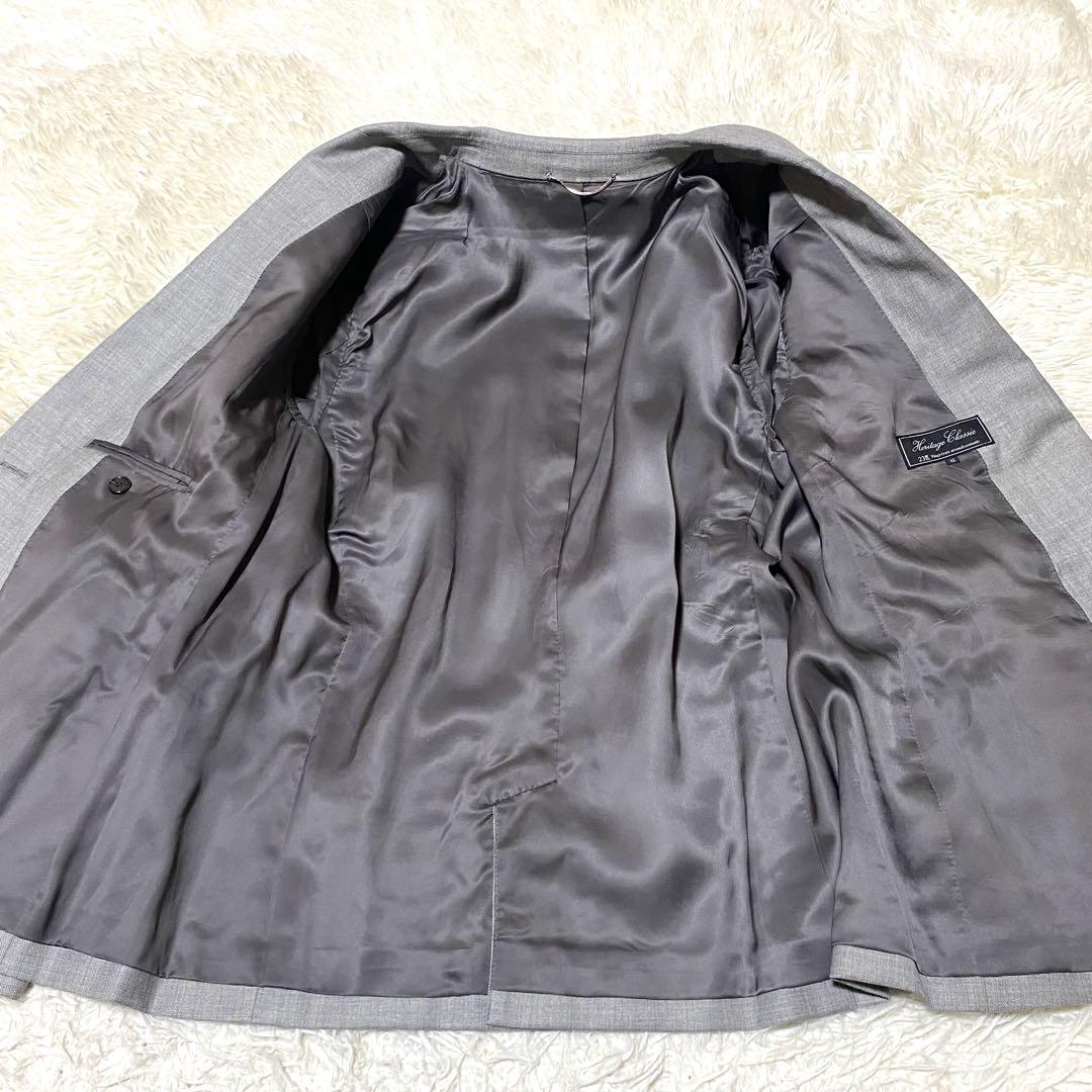 美品✨23区 セットアップ ビジネス ジャケット スカート 大きいサイズ グレー