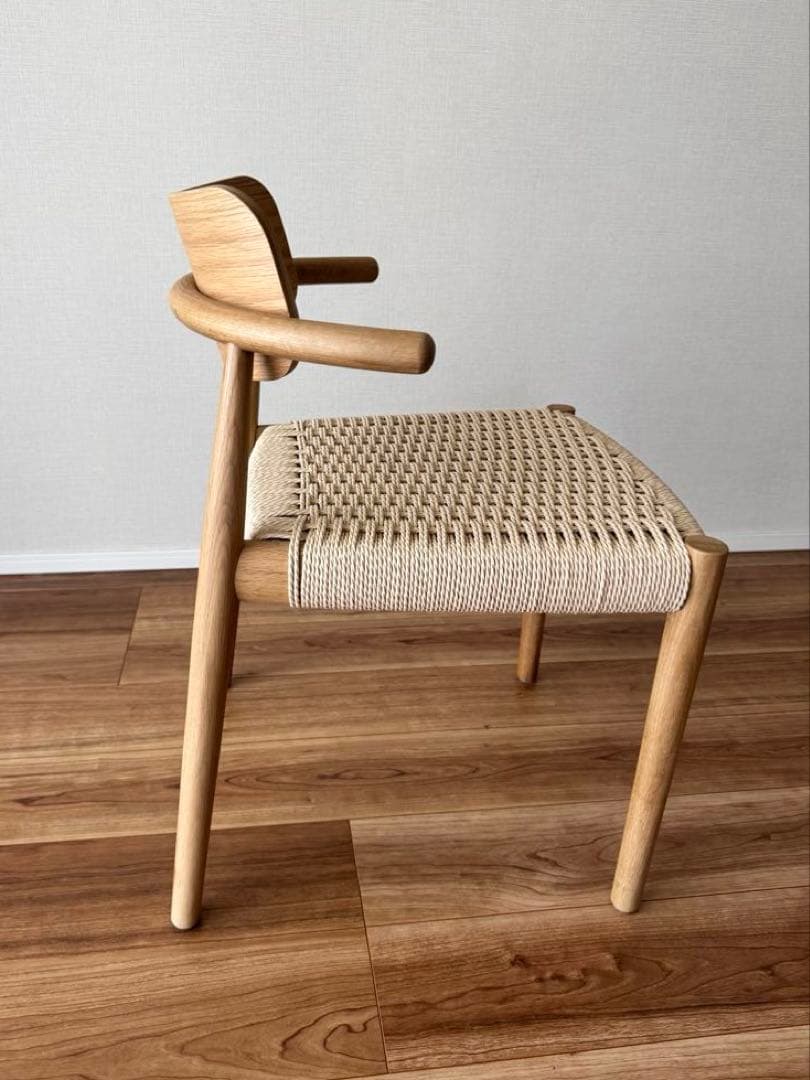 unico HILMA（ヒルマ）チェア ナチュラルオーク／未使用・入荷待ち商品