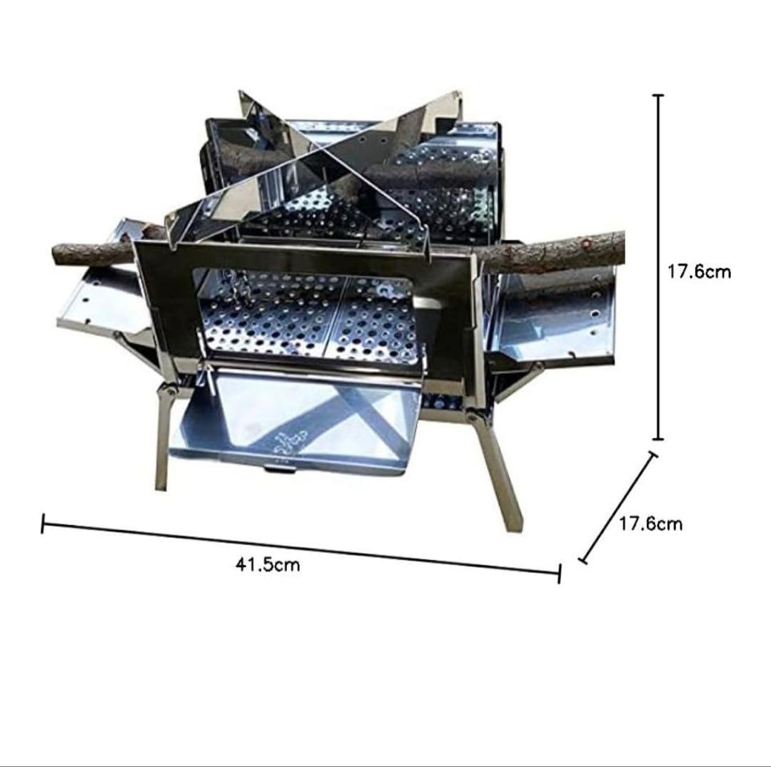 新品　笑's　コンパクト焚き火グリル　B-GO-WING SHO-008-00
