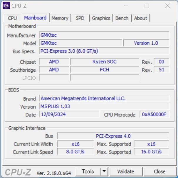 森くま　GMK M5 Plus Ryzen 5825U 32GB 2TB