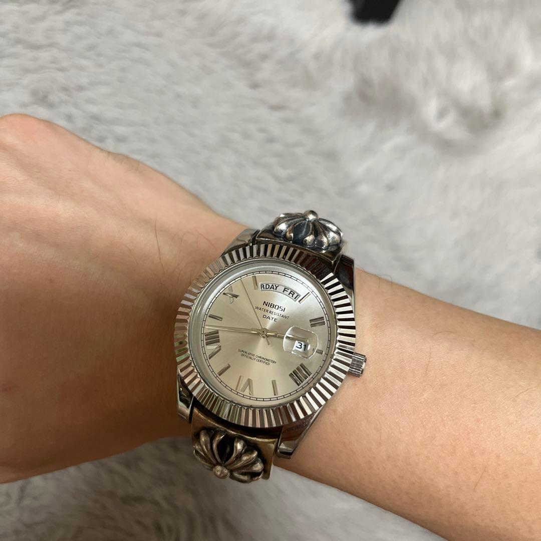 Watch　全花コマウォッチクラッシュウォッチ16cm 925刻印