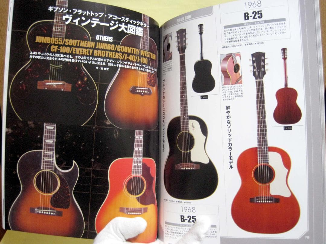 ギブソン・ヴィンテージアコースティックギター・ガイド 「ヴィンテージ大図鑑」