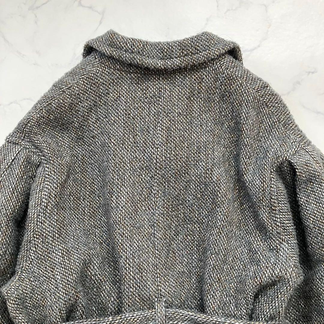 CLANE クラネ　MIX LOOP TWEED BOX COAT ツイード