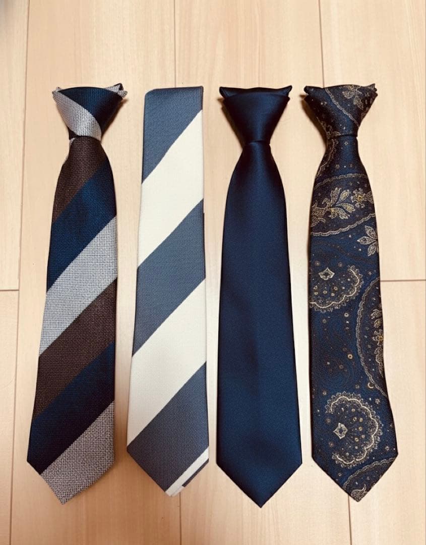 【ルイジボレッリ×FRANKLIN MILLS】高級ネクタイ4本セット
