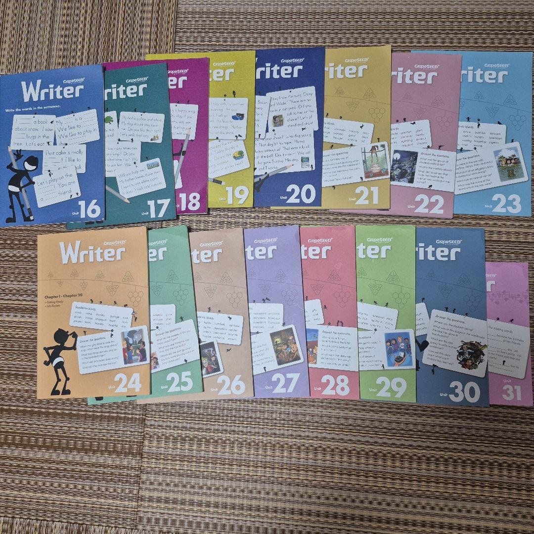 子ども向け英語教材　GrapeSEED グレープシードUnit1～31