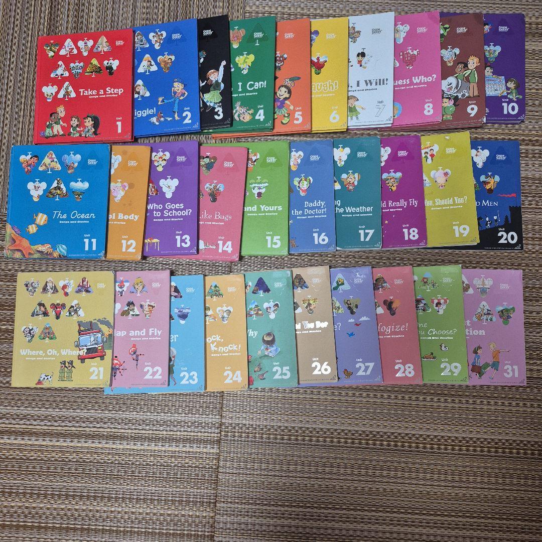 子ども向け英語教材　GrapeSEED グレープシードUnit1～31