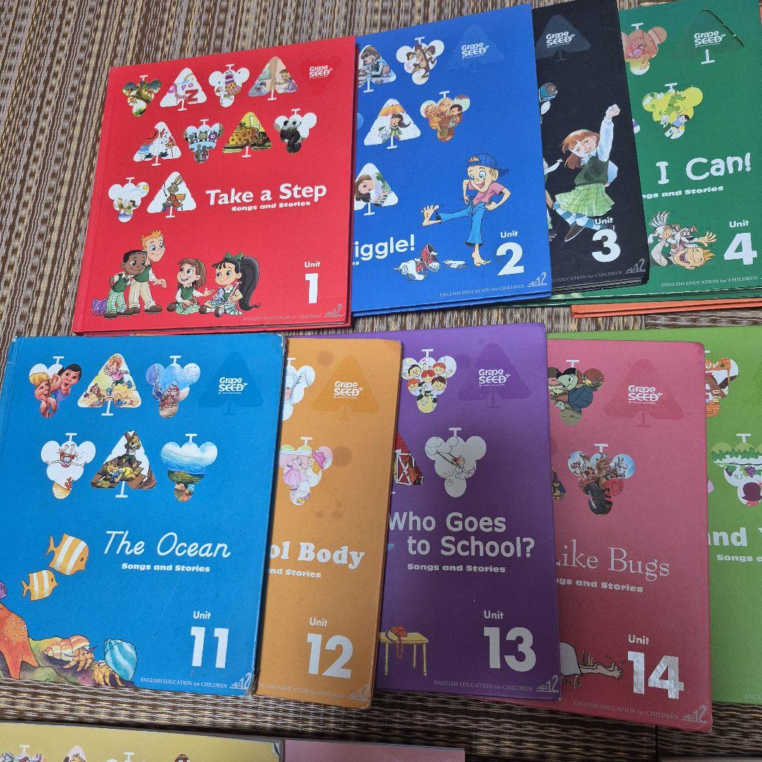 子ども向け英語教材　GrapeSEED グレープシードUnit1～31