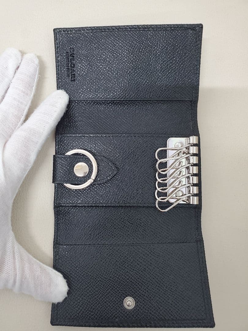 【美品】ブルガリ フラグメント 6連キーケース