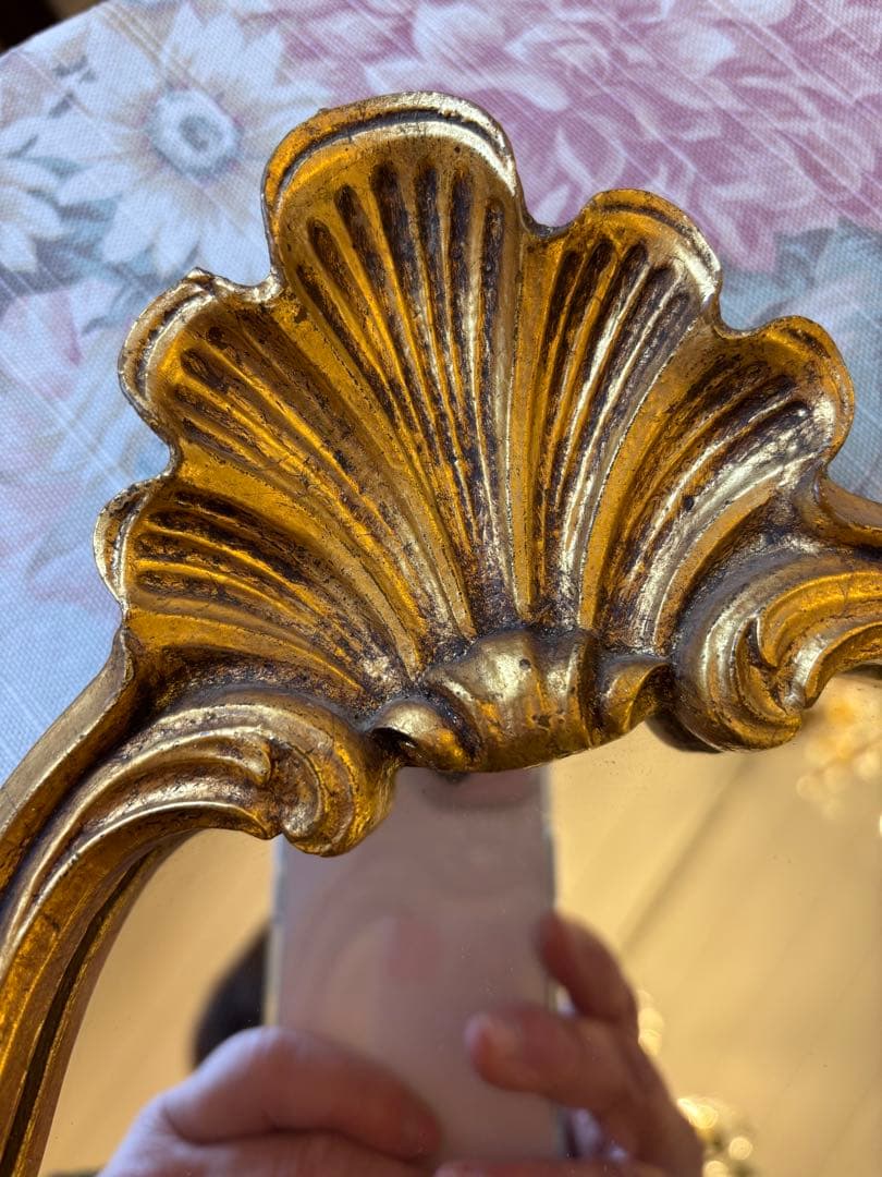 バロックスタイル ゴールド壁掛け鏡