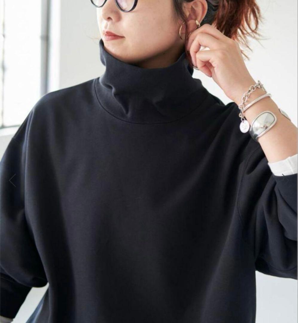 spick and Span 裏毛ハイネックプルオーバー/2025年新品