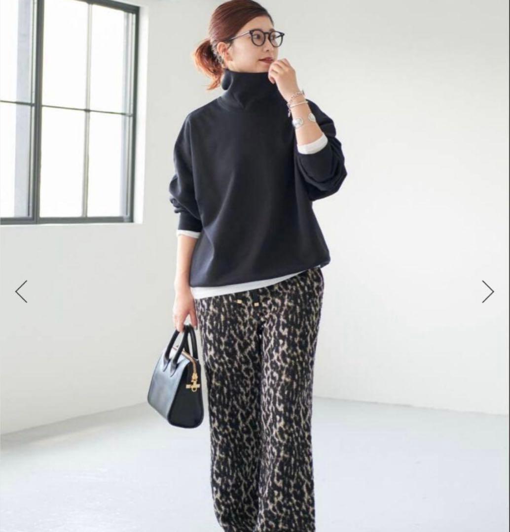 spick and Span 裏毛ハイネックプルオーバー/2025年新品