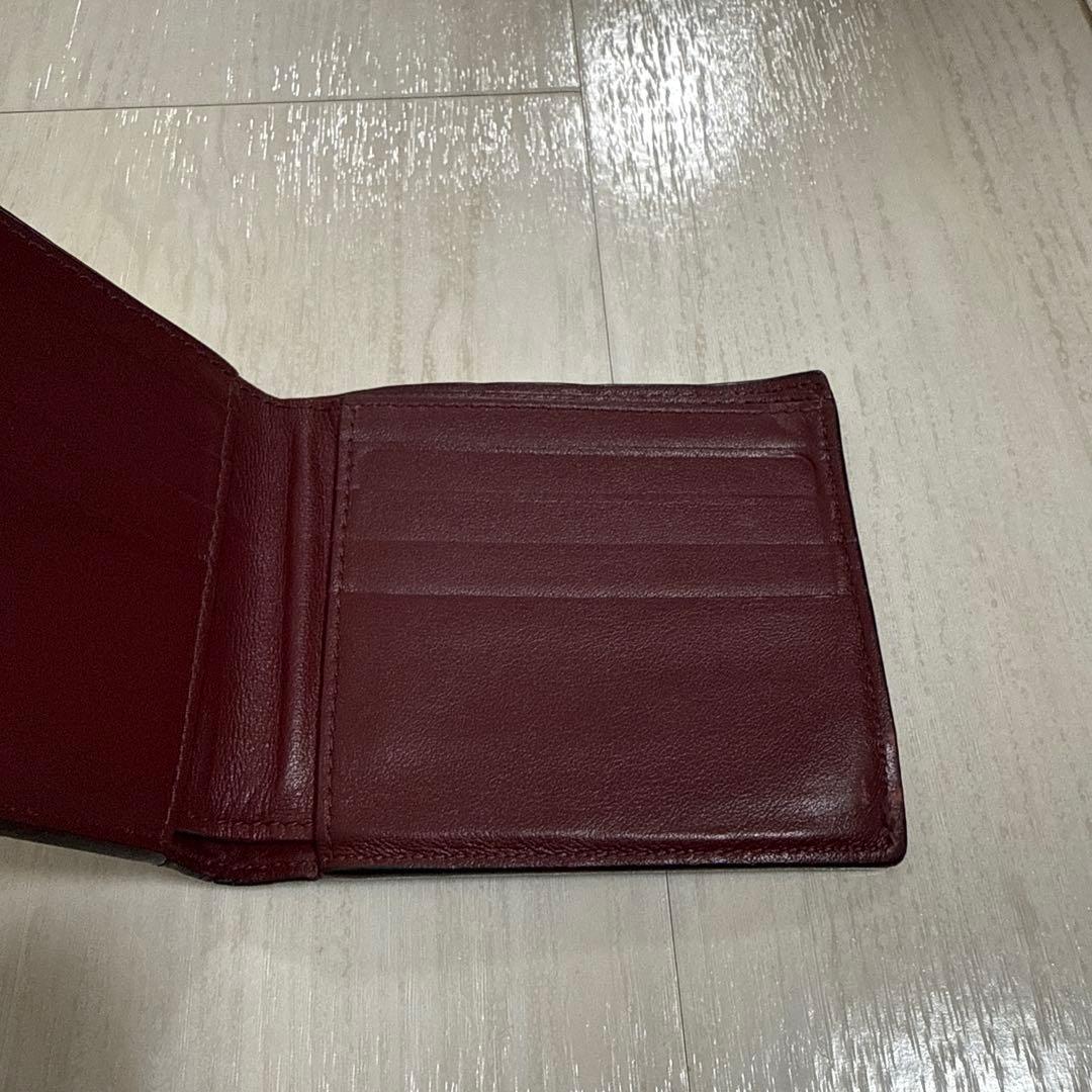 BOTTEGA VENETA 二つ折り財布 編み込みデザイン