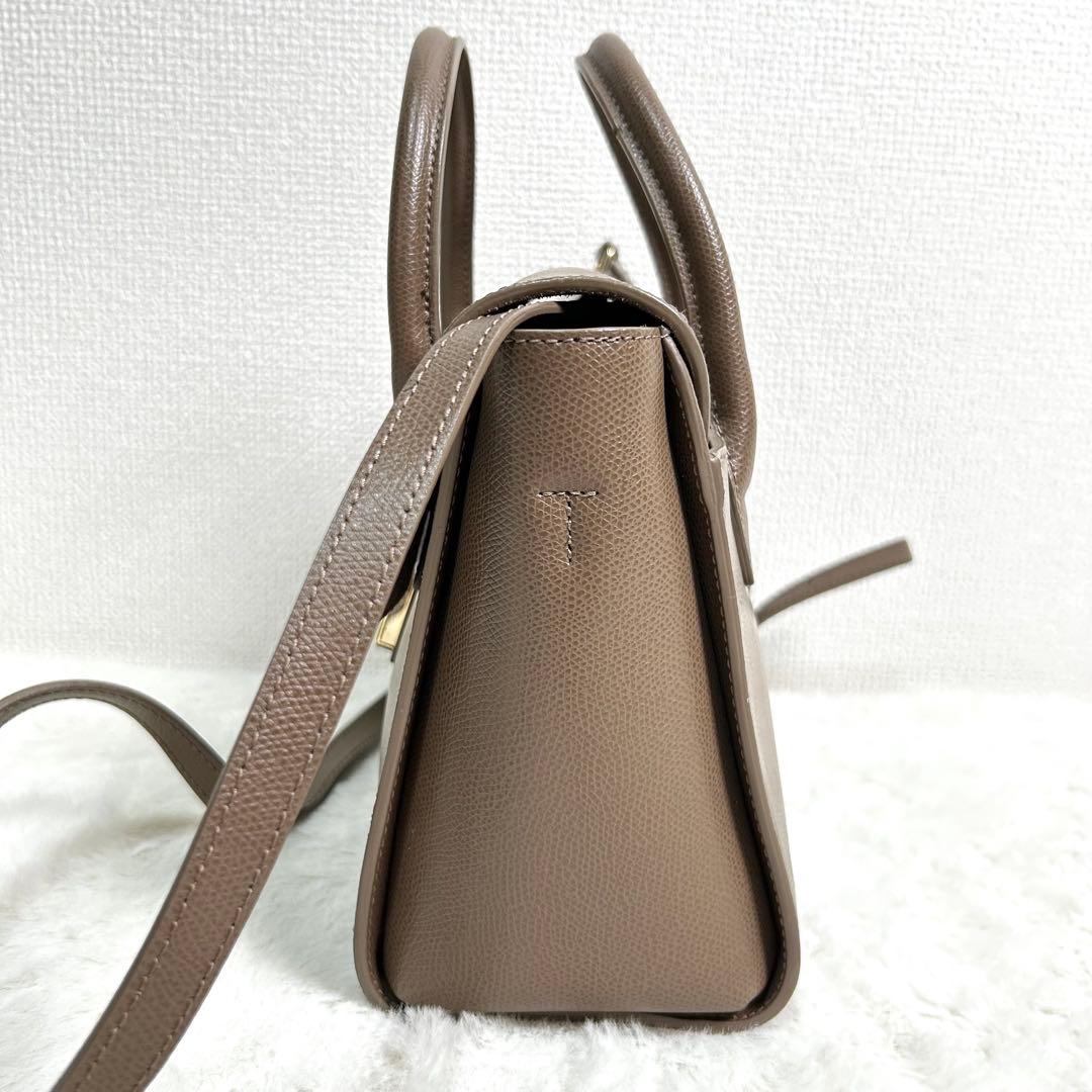 極美品✨　FURLA メトロポリス サッチェルS 2wayショルダーバッグ