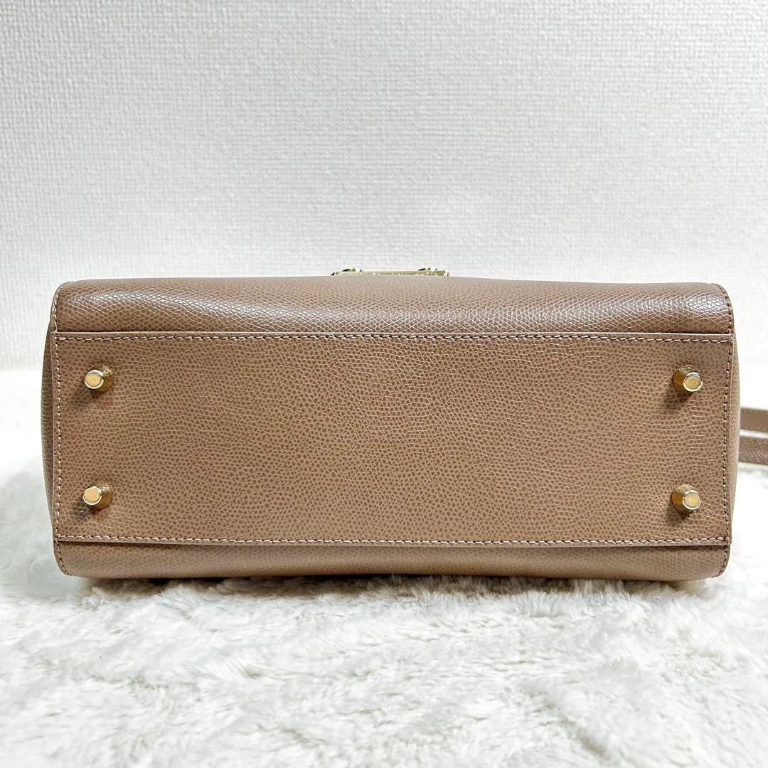 極美品✨　FURLA メトロポリス サッチェルS 2wayショルダーバッグ