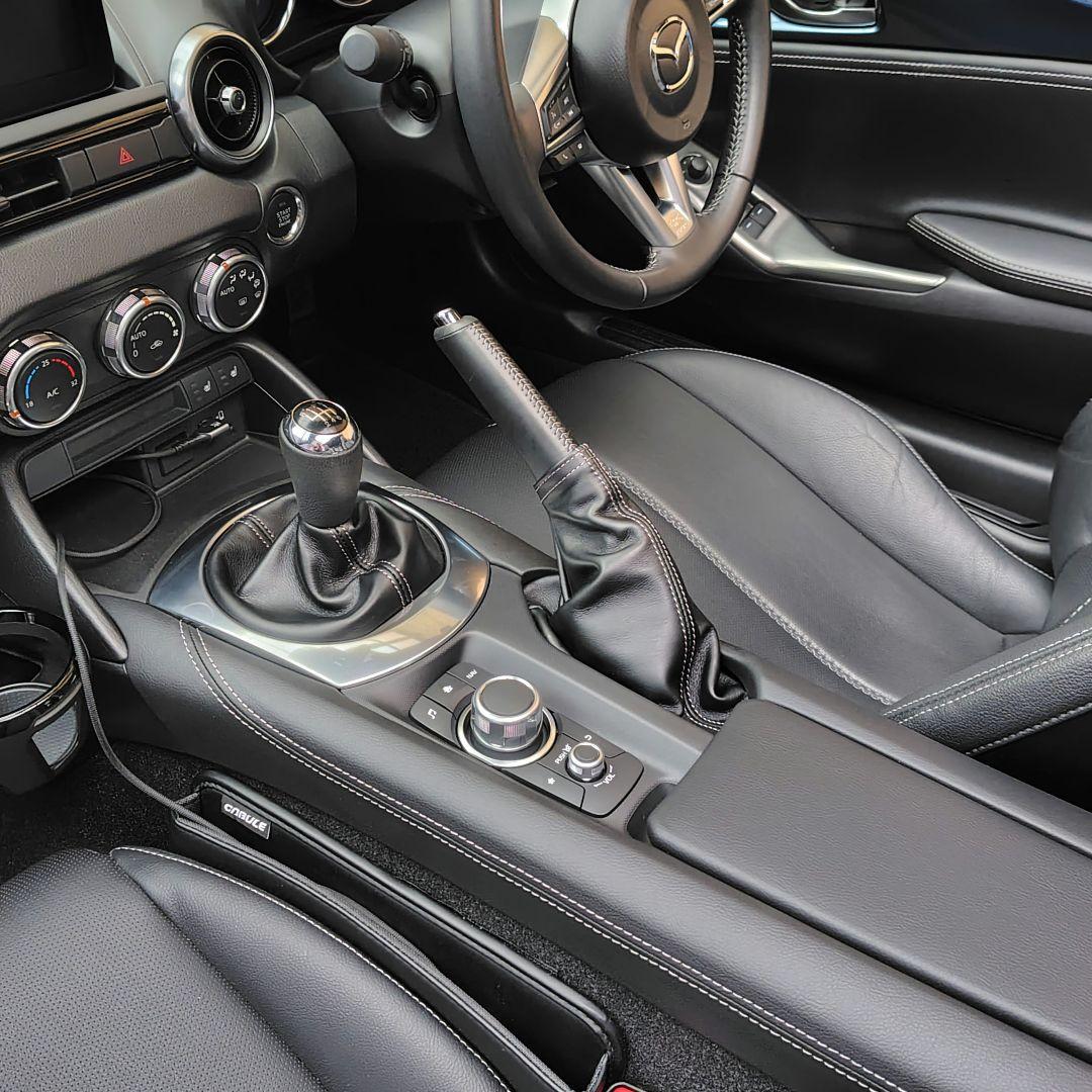 【ND2 ロードスター】純正リアコンソール ステッチ入りレザー巻