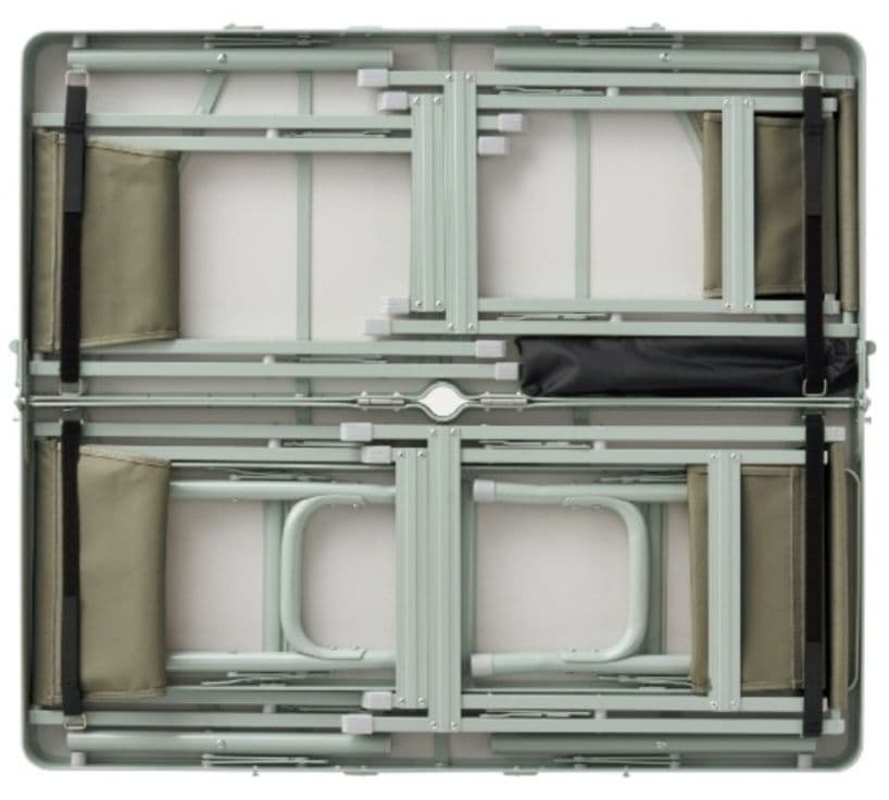 【送料込】ロゴス　ベンチテーブルセット6 (6人用)