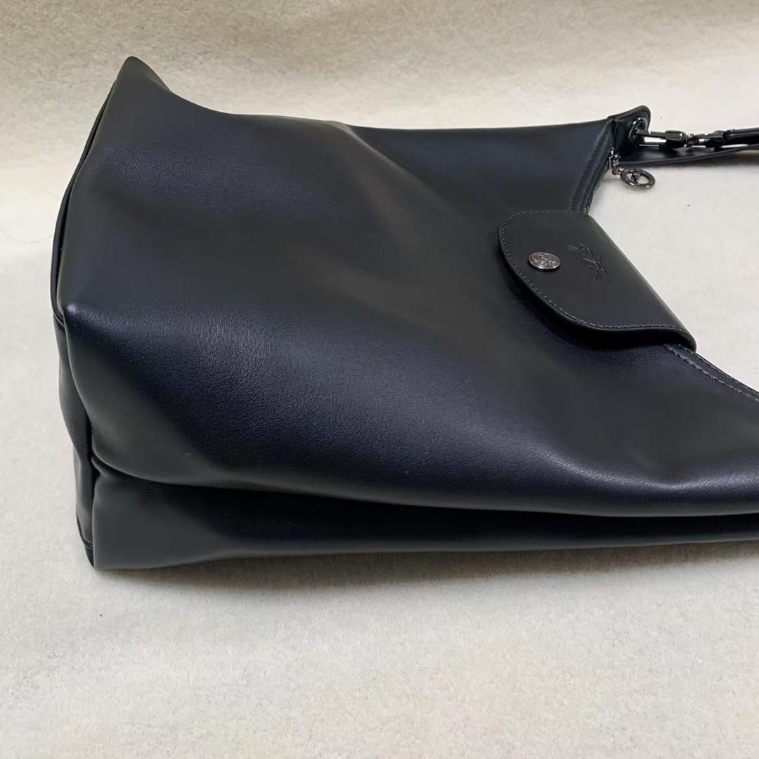 LONGCHAMP HOBO ロンシャン ショルダーバッグ ブラック