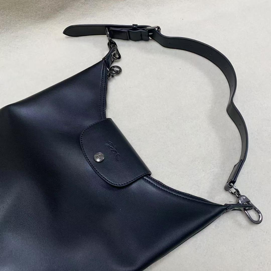 LONGCHAMP HOBO ロンシャン ショルダーバッグ ブラック
