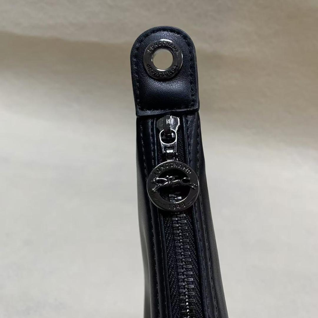 LONGCHAMP HOBO ロンシャン ショルダーバッグ ブラック