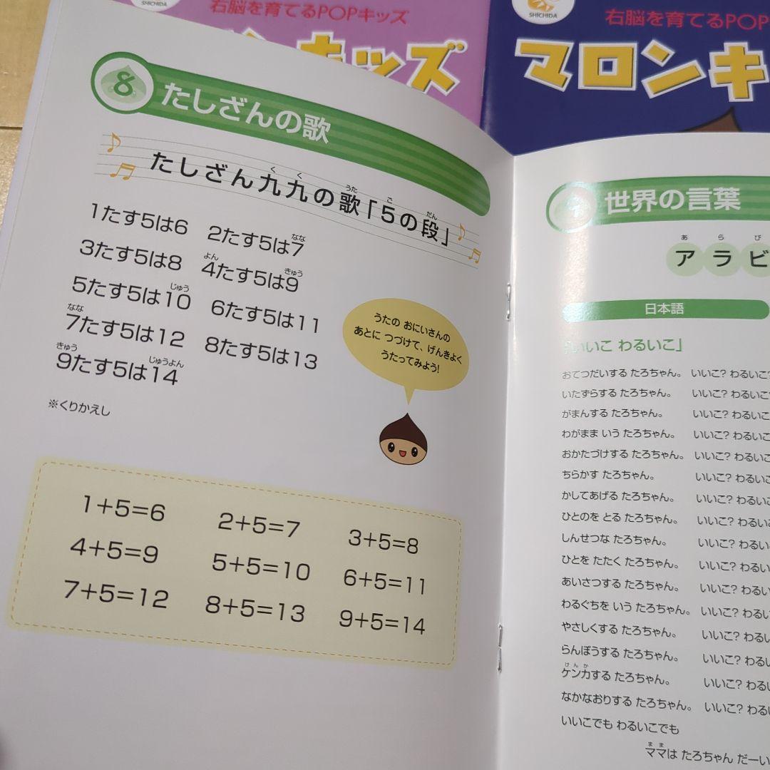 七田式マロンキッズ 7冊セット