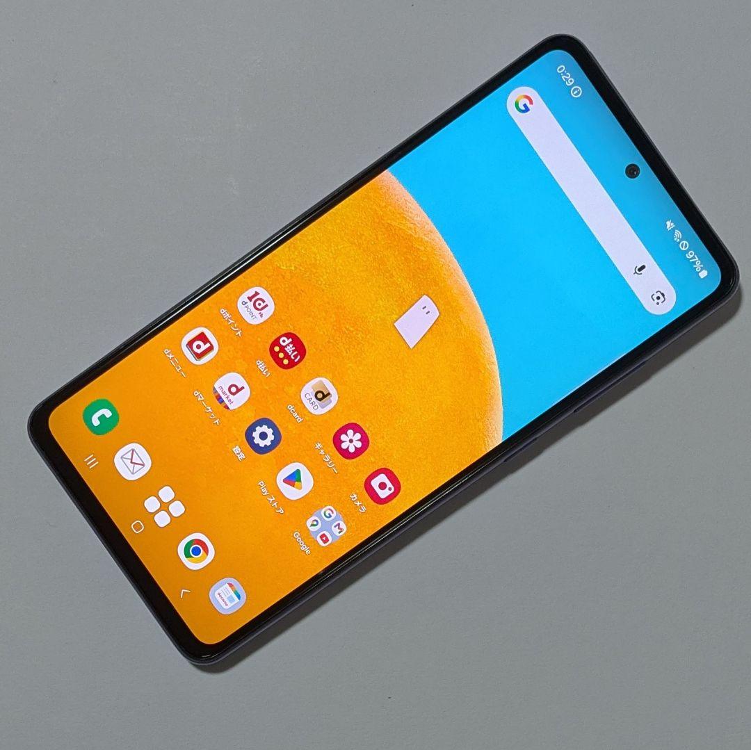 【液晶美品】Galaxy A52 5G SC-53B ドコモ SIMロック解除品
