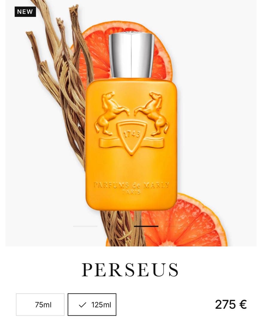 香水(男性用) Parfums de Marly Galloway -PERSEUS-