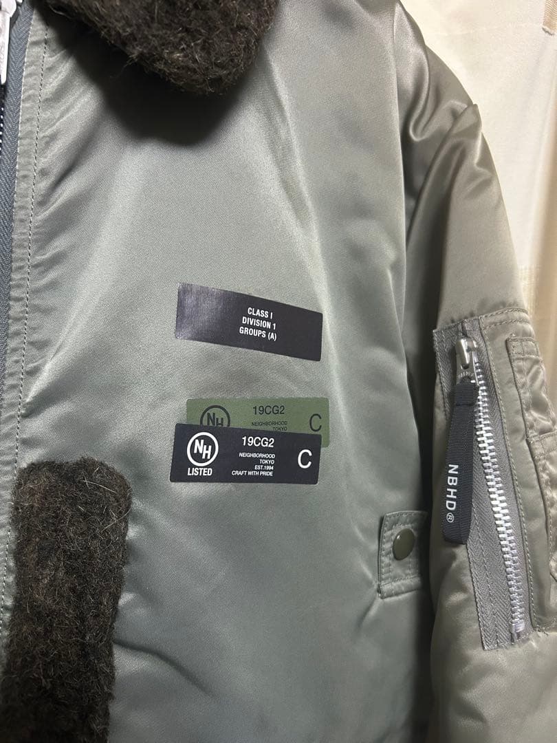 ネイバーフッド B-15D/N-JKT フライトジャケット　L