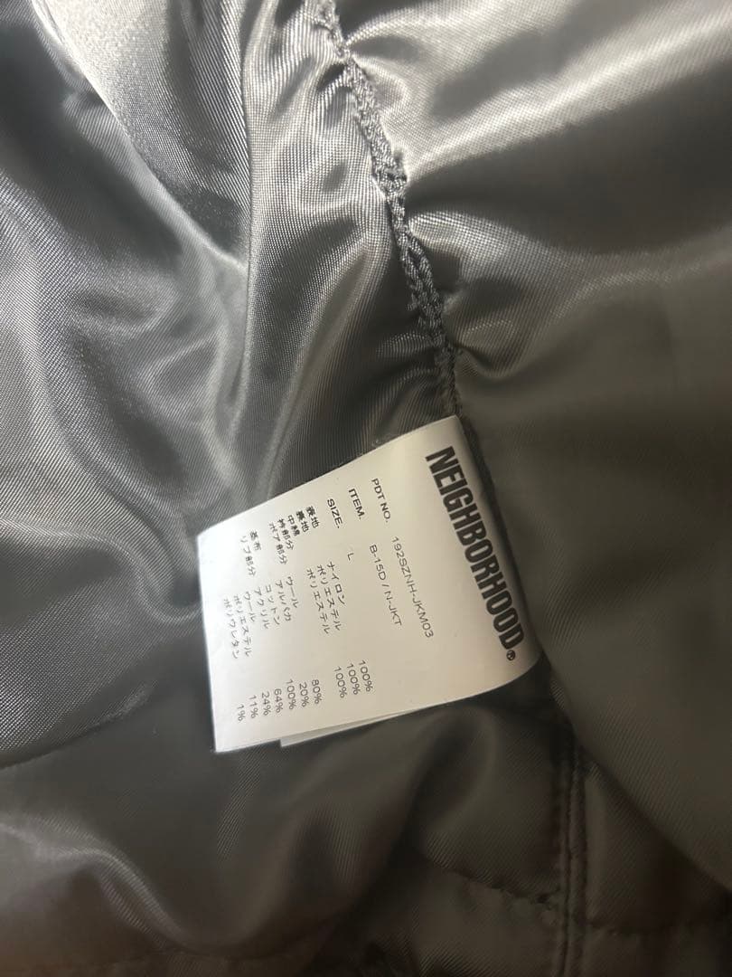 ネイバーフッド B-15D/N-JKT フライトジャケット　L