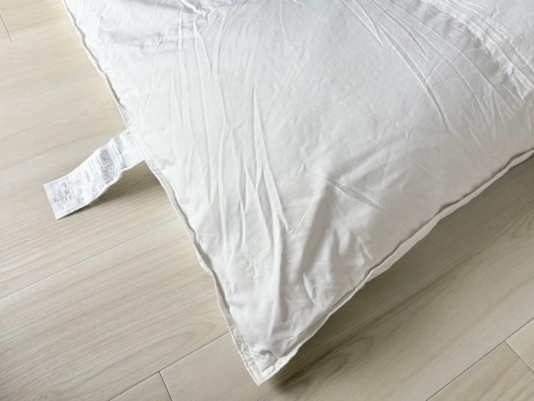 未使用　無印良品　羽毛掛ふとん・二層式　クイーン　210x210cm 掛け布団