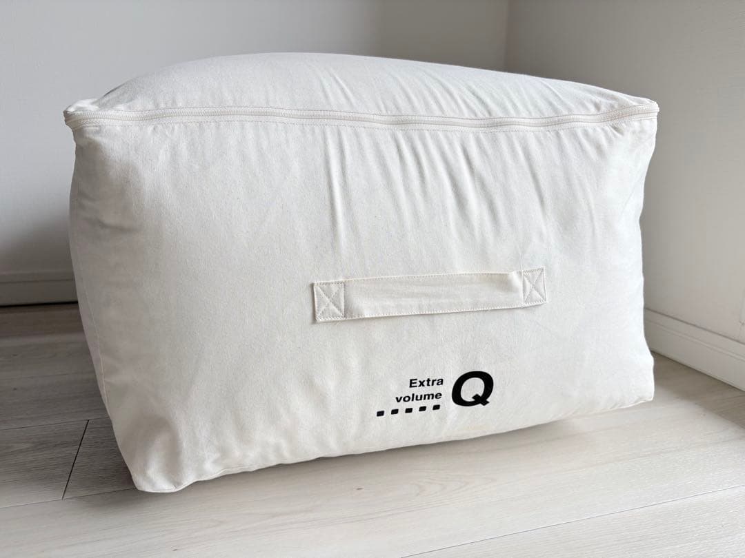 未使用　無印良品　羽毛掛ふとん・二層式　クイーン　210x210cm 掛け布団