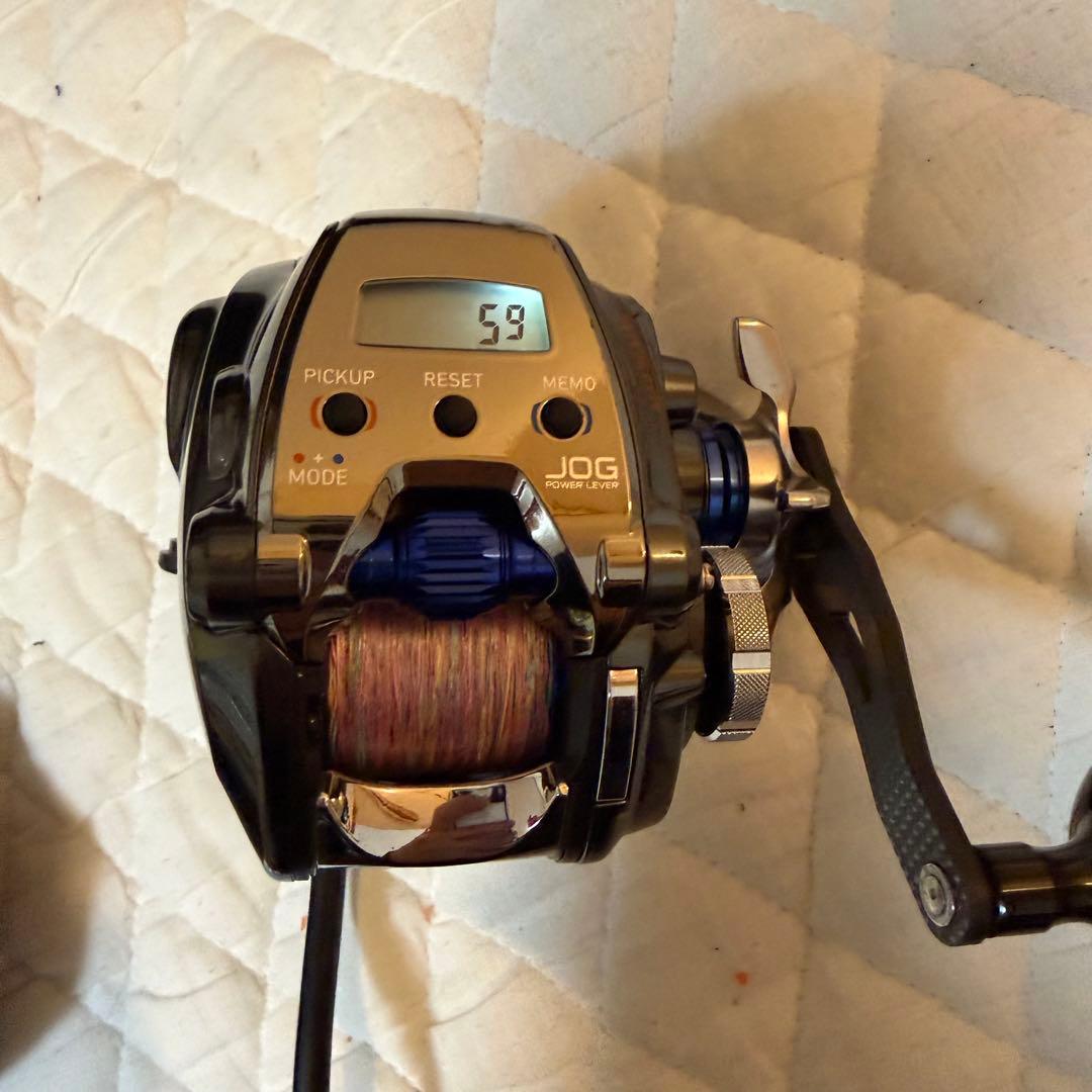 美品　電動リール シーボーグ200J-SJ 1.5号300m付 右　ゴメクサス