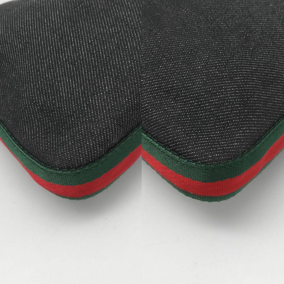 極美品✨グッチ　ショルダーバッグ　デニム　シェリーライン