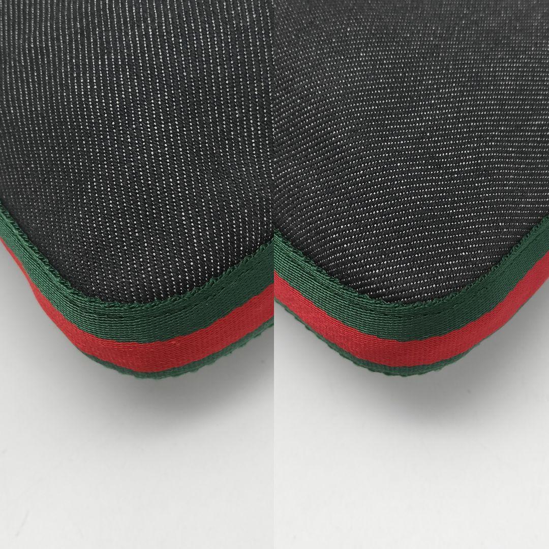 極美品✨グッチ　ショルダーバッグ　デニム　シェリーライン