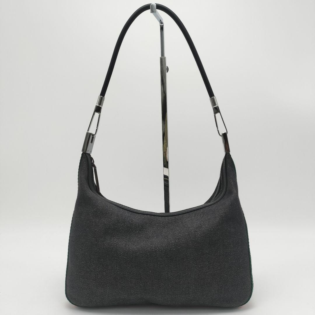 極美品✨グッチ　ショルダーバッグ　デニム　シェリーライン