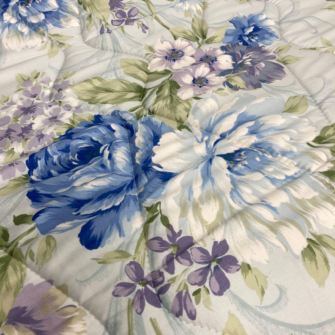 美品　丸八真綿　ロングセラー敷き布団　羊毛パットシングルサイズ　敷きカバー付き