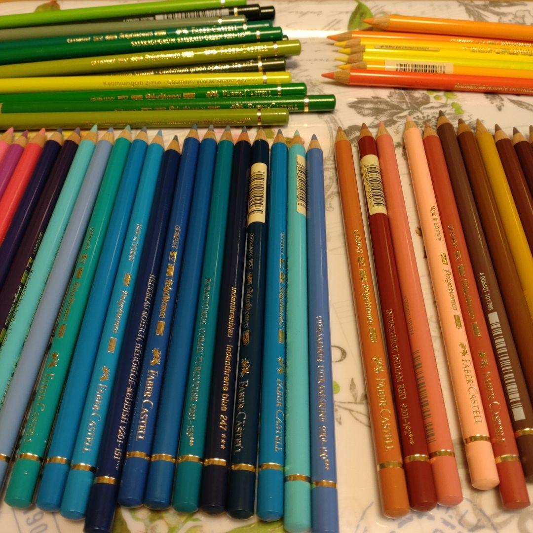 ファーバーカステルポリクロモス油性色鉛筆　74本