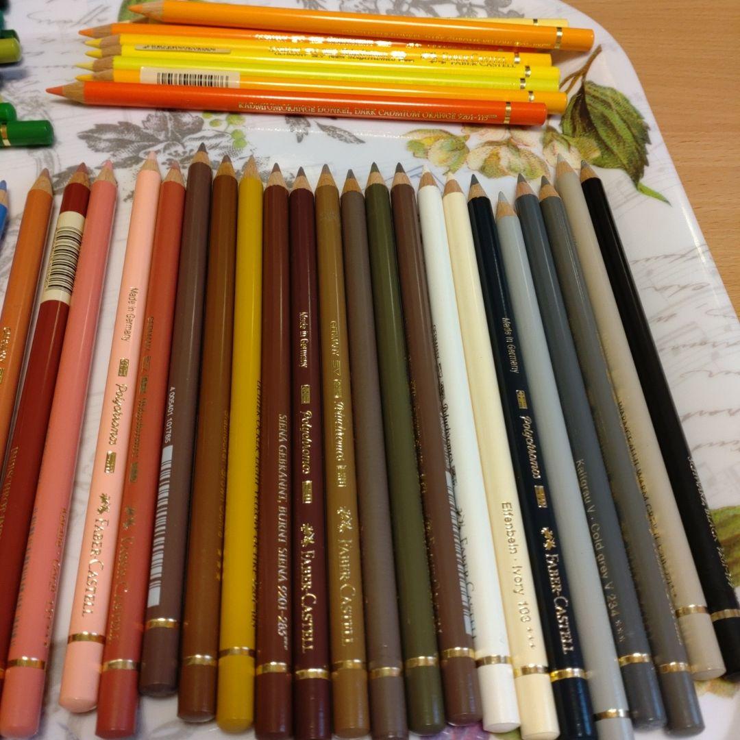 ファーバーカステルポリクロモス油性色鉛筆　74本